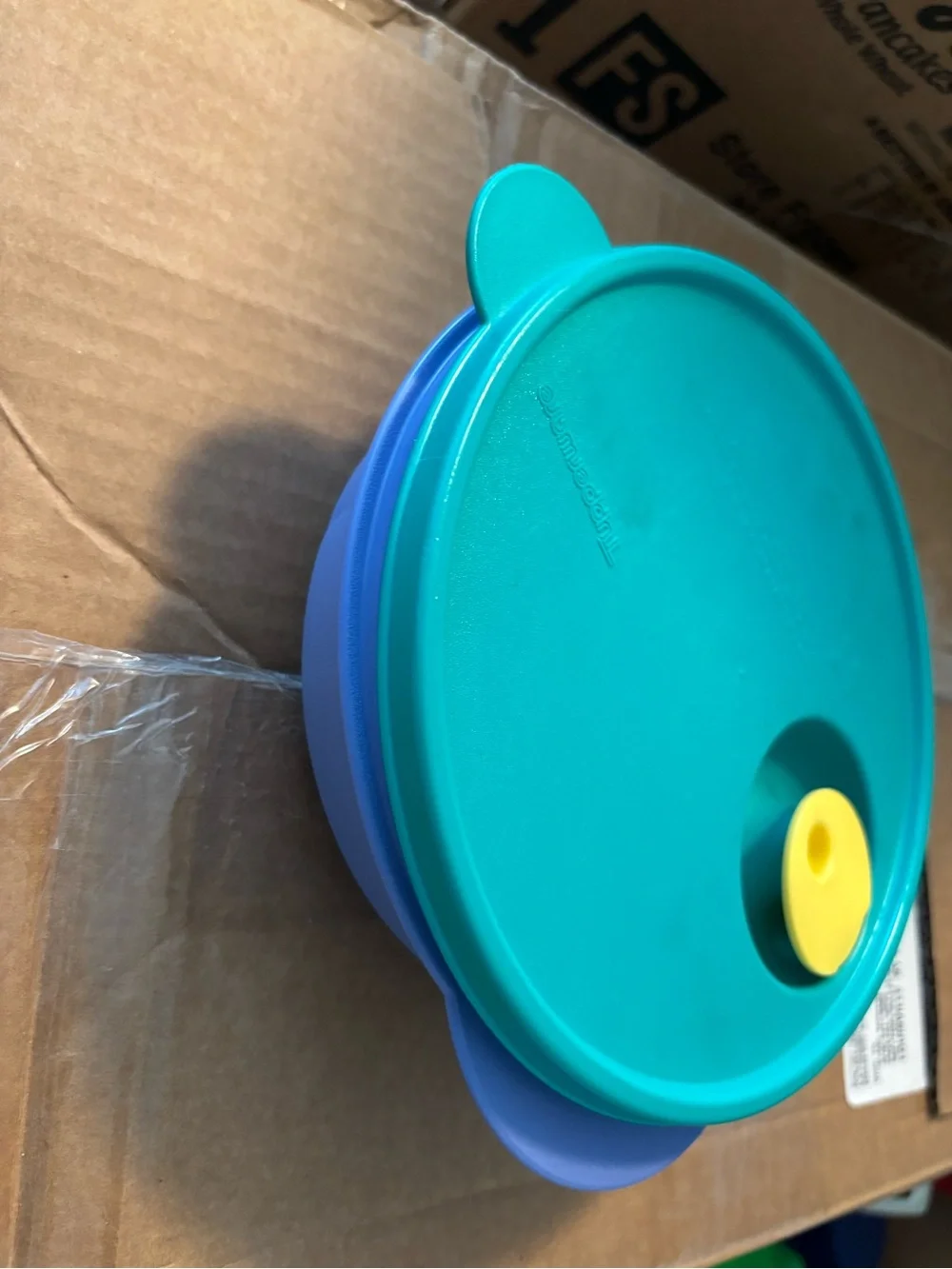 Tupperware Coral CrystalWave Airtight Microwave Plate - 2/12” for $26